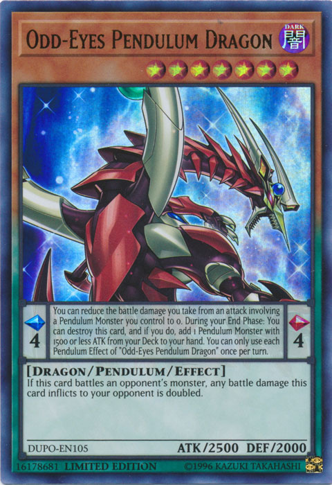 Odd-Eyes Pendulum Dragon [DUPO-EN105] Ultra Rare | Devastation Store