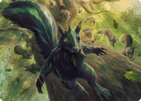 Chatterfang, Squirrel General Art Card (68) [Modern Horizons 2 Art Series] | Devastation Store