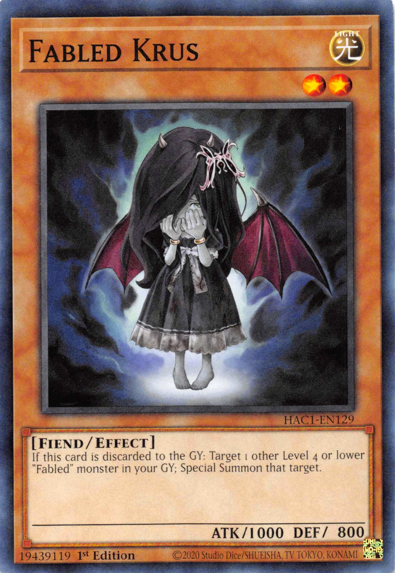 Fabled Krus [HAC1-EN129] Common | Devastation Store