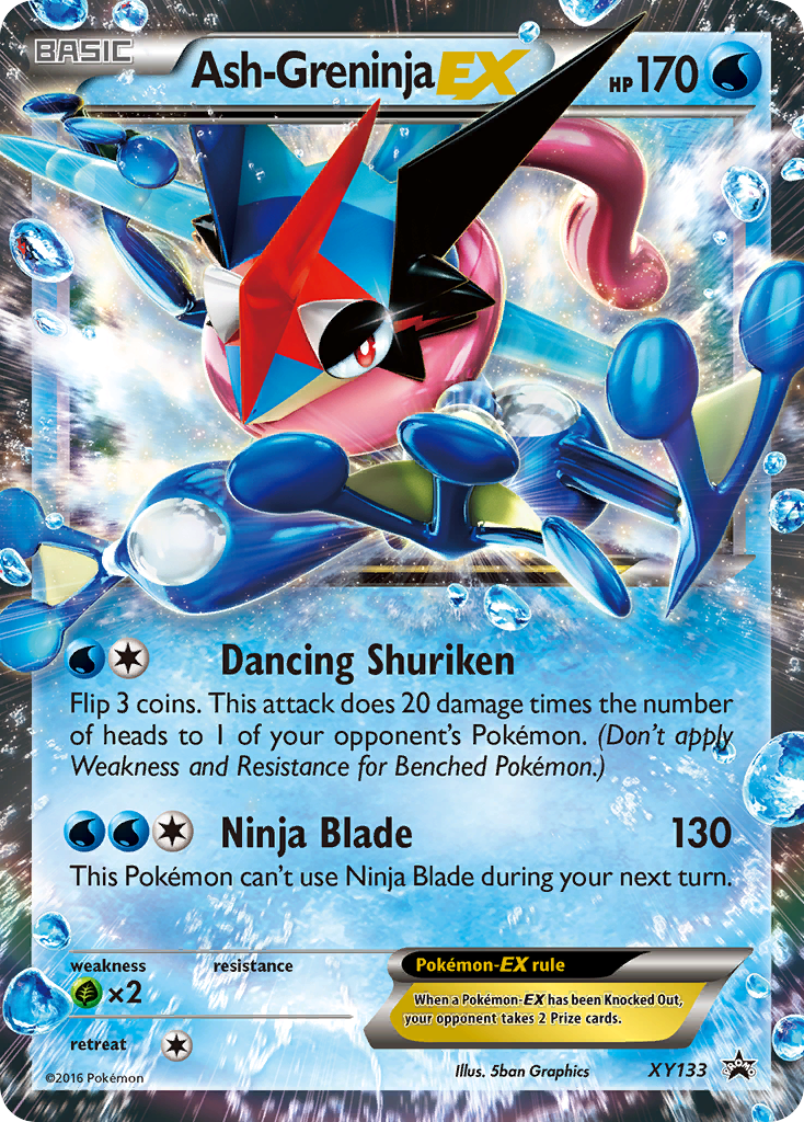 Ash-Greninja EX (XY133) [XY: Black Star Promos] | Devastation Store