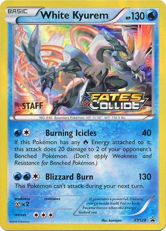 White Kyurem (XY128) (Staff) [XY: Black Star Promos] | Devastation Store