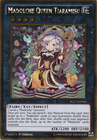 Madolche Queen Tiaramisu [PGL2-EN045] Gold Rare | Devastation Store