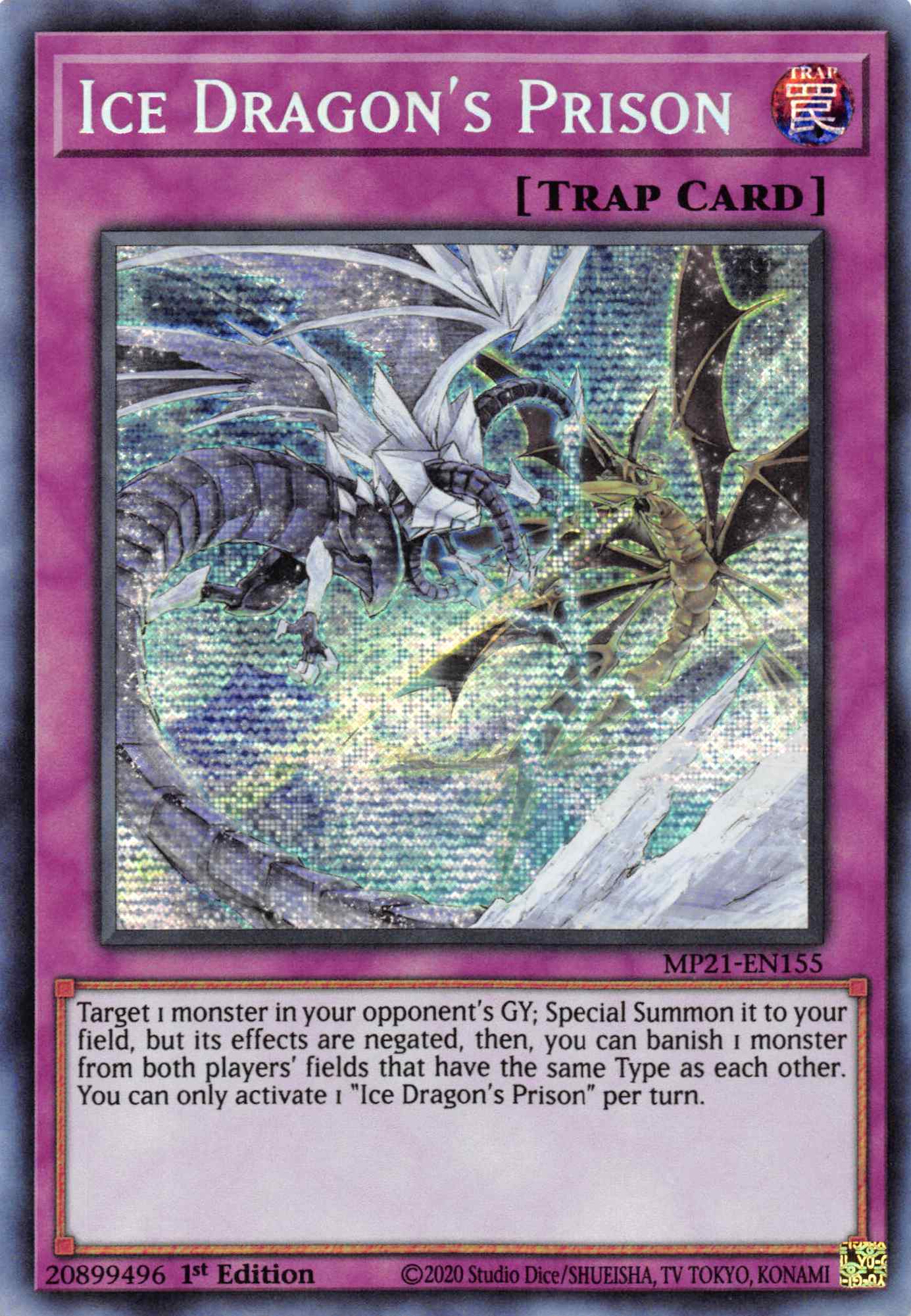 Ice Dragon's Prison [MP21-EN155] Prismatic Secret Rare | Devastation Store