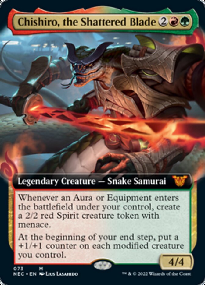 Chishiro, the Shattered Blade (Extended) [Kamigawa: Neon Dynasty Commander] | Devastation Store