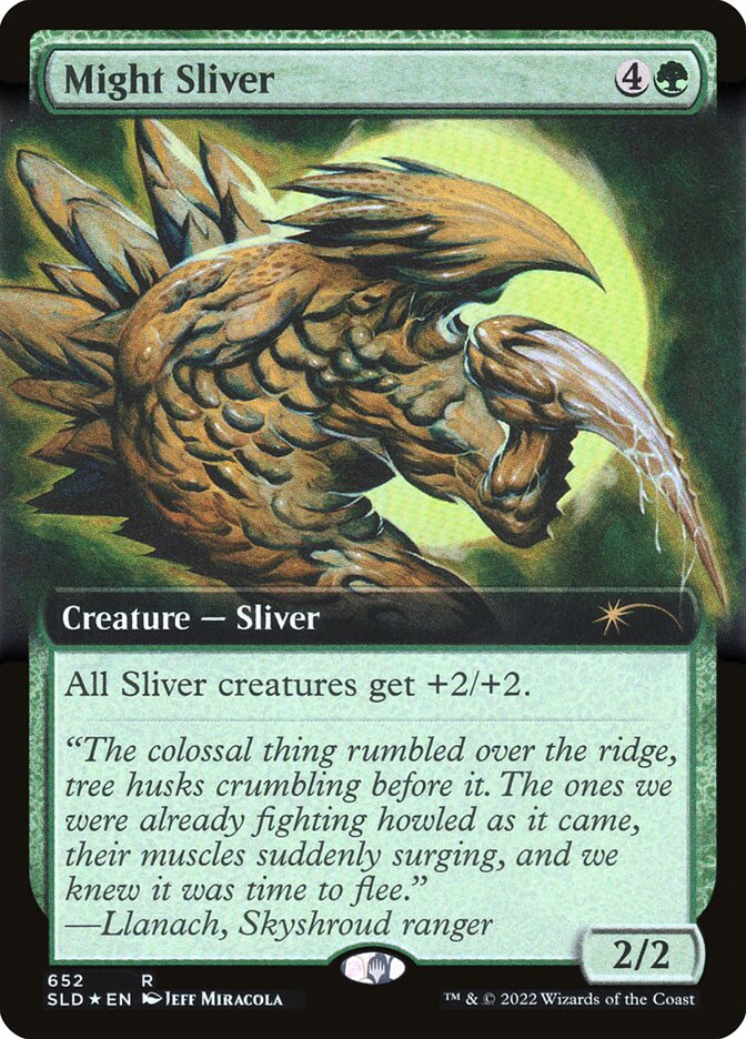 Might Sliver (Extended Art) [Secret Lair Drop Promos] | Devastation Store