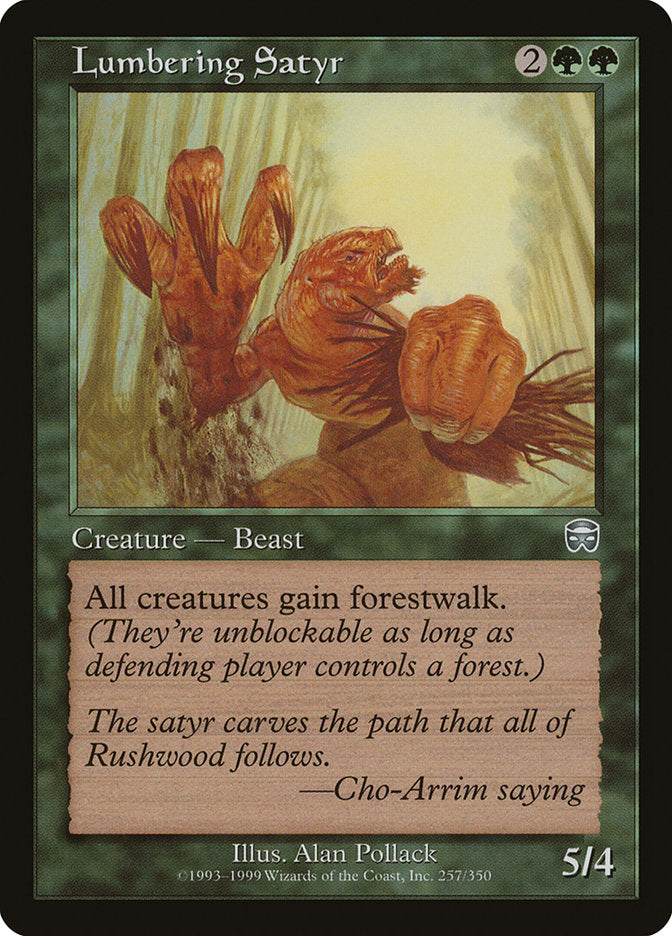 Lumbering Satyr [Mercadian Masques] - Devastation Store | Devastation Store
