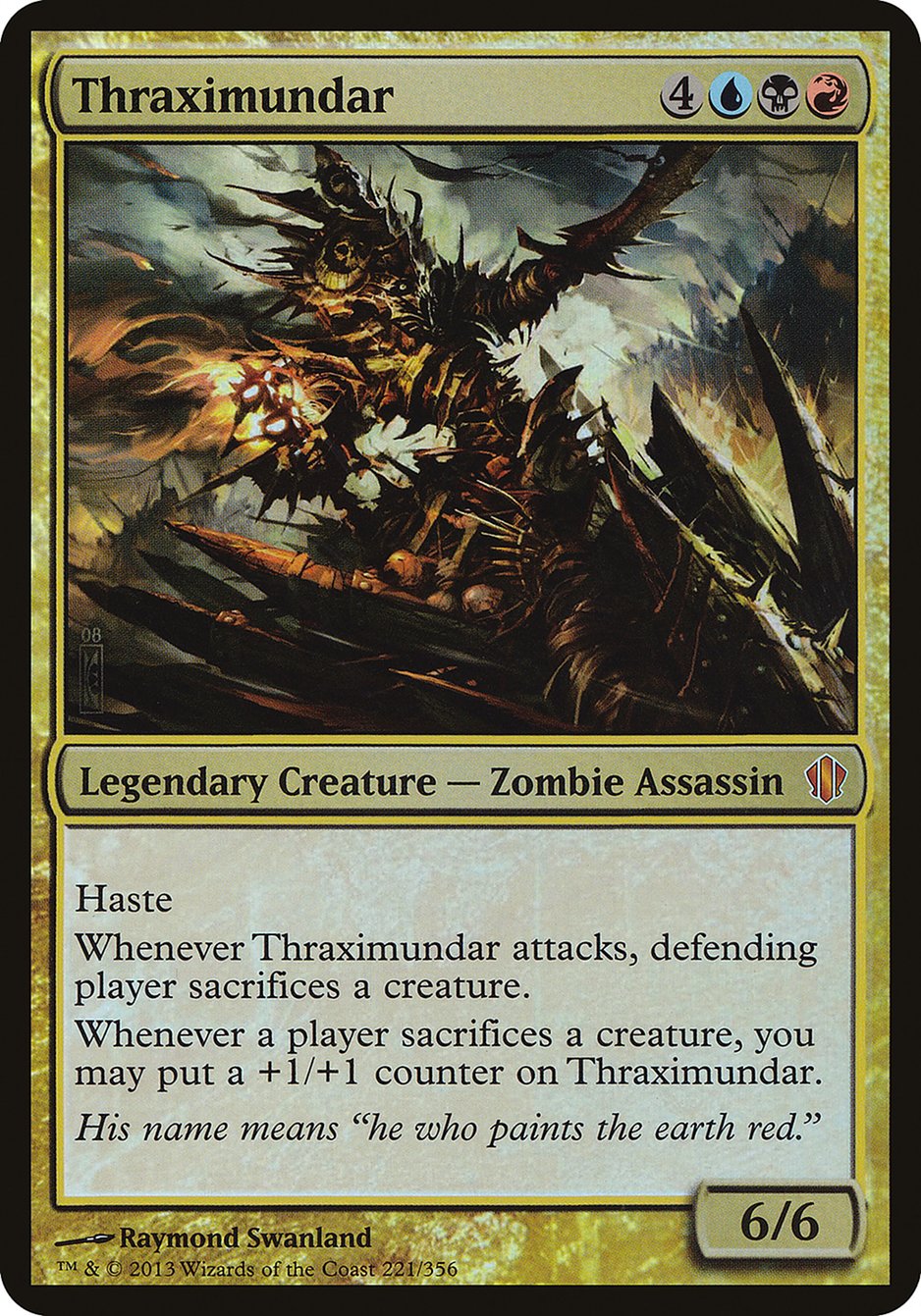 Thraximundar (Oversized) [Commander 2013 Oversized] | Devastation Store