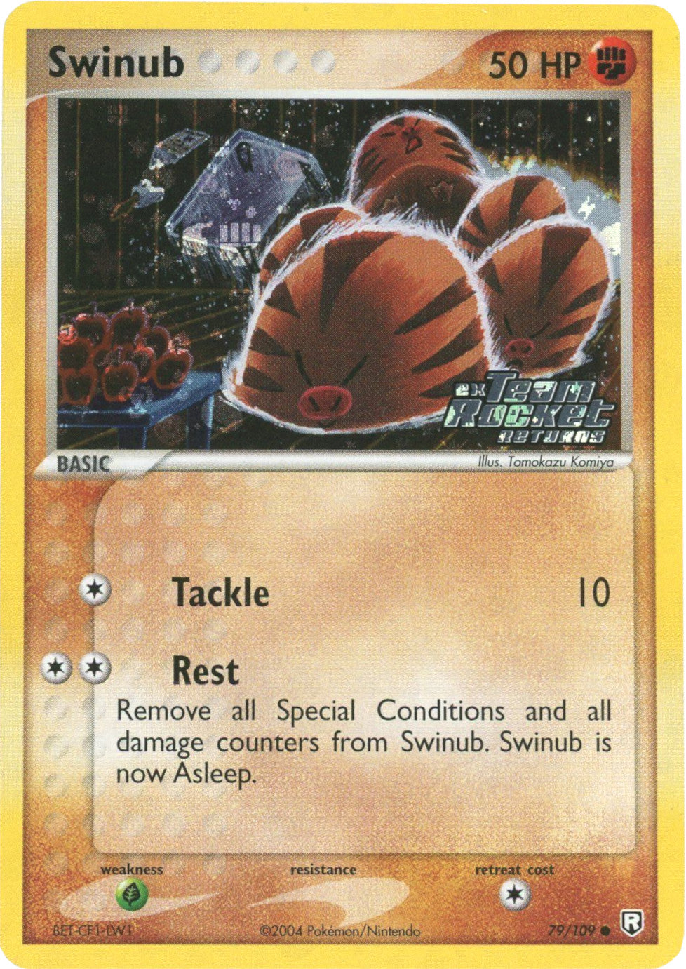 Swinub (79/109) (Stamped) [EX: Team Rocket Returns] | Devastation Store