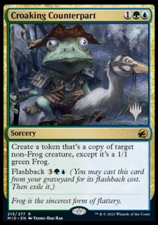 Croaking Counterpart (Promo Pack) [Innistrad: Midnight Hunt Promo Pack] | Devastation Store