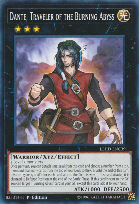 Dante, Traveler of the Burning Abyss [LEHD-ENC39] Common | Devastation Store