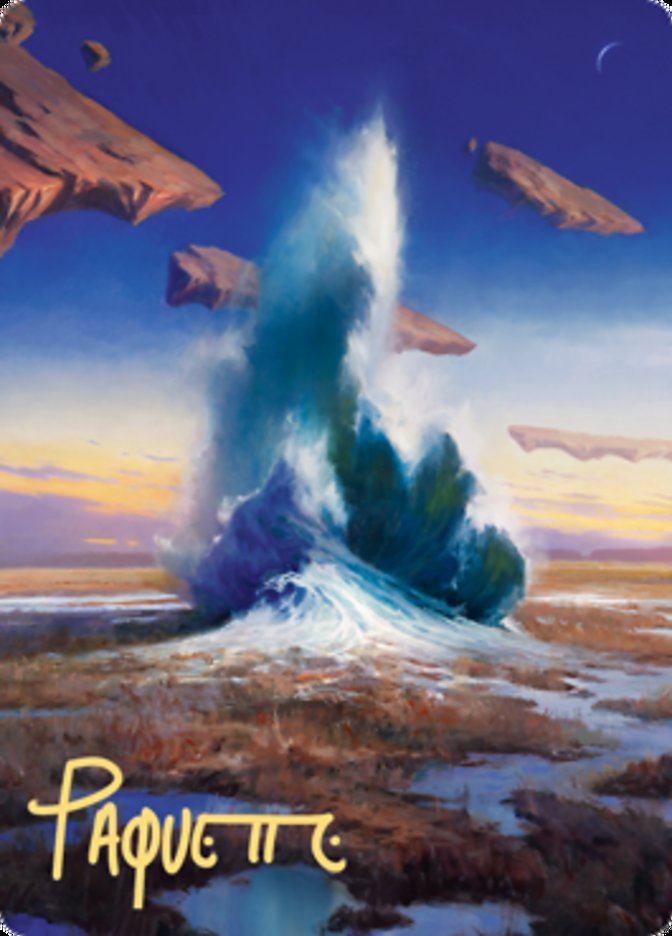 Flooded Strand Art Card (Gold-Stamped Signature) [Zendikar Rising Art Series] | Devastation Store