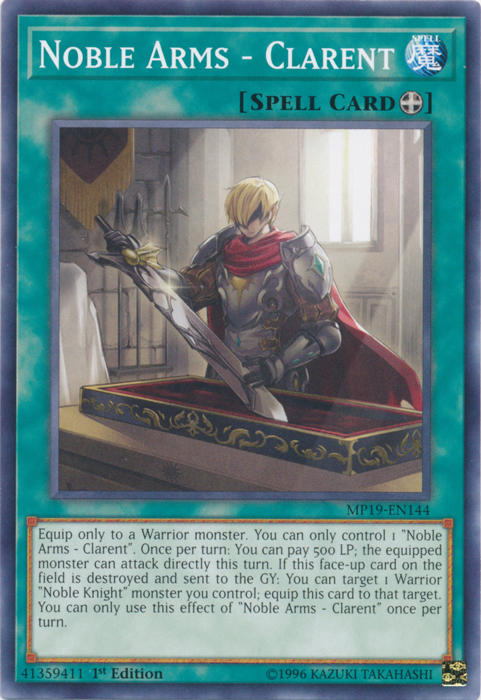 Noble Arms - Clarent [MP19-EN144] Common | Devastation Store