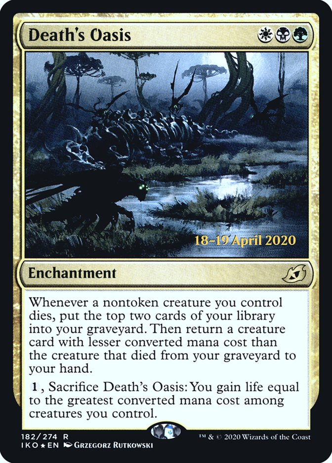 Death's Oasis  [Ikoria: Lair of Behemoths Prerelease Promos] | Devastation Store