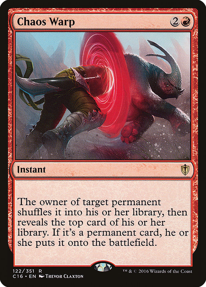 Chaos Warp [Commander 2016] - Devastation Store | Devastation Store