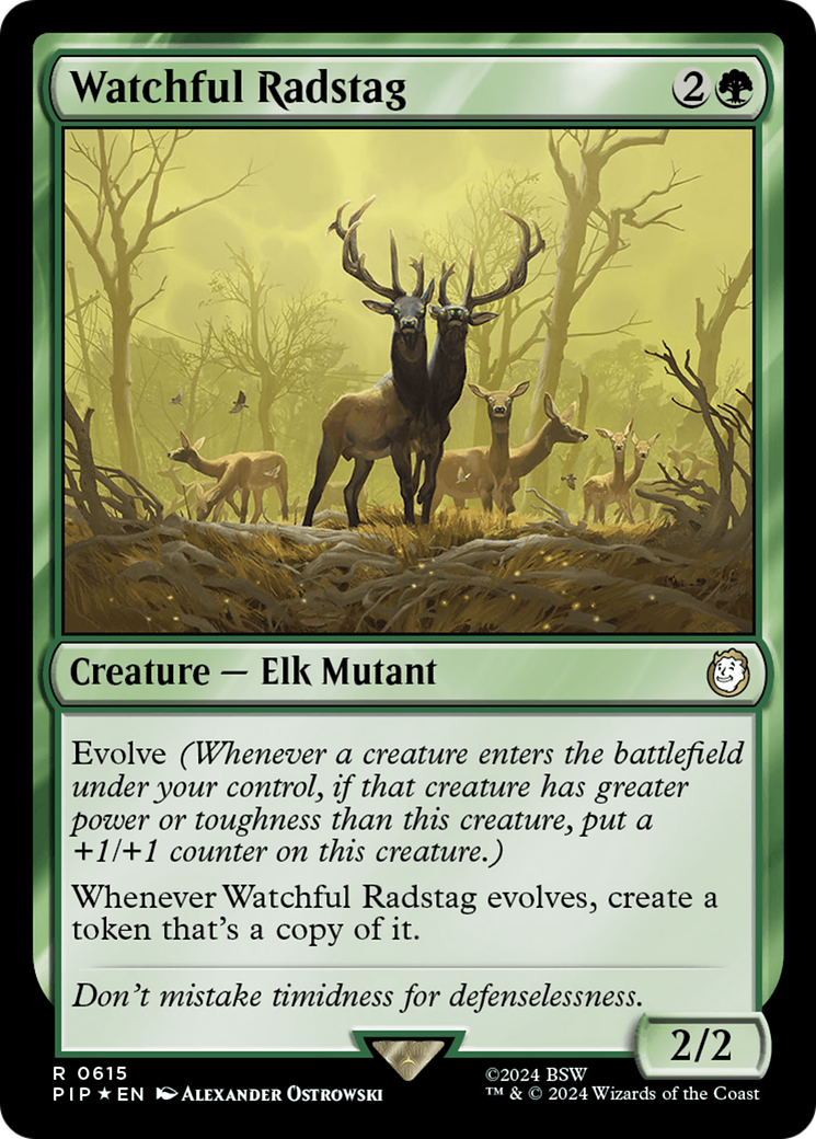 Watchful Radstag (Surge Foil) [Fallout] | Devastation Store