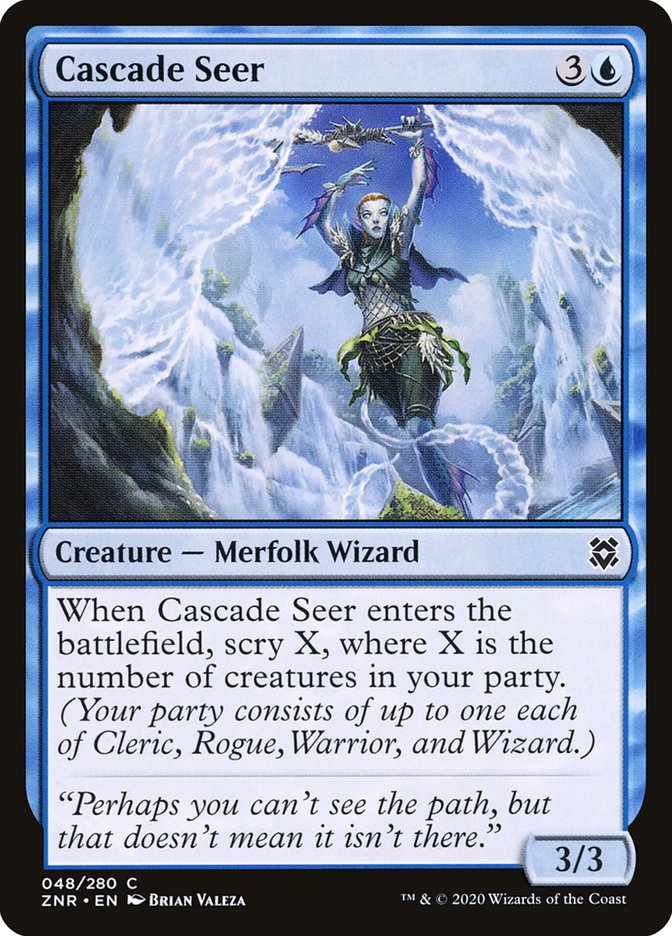 Cascade Seer [Zendikar Rising] | Devastation Store