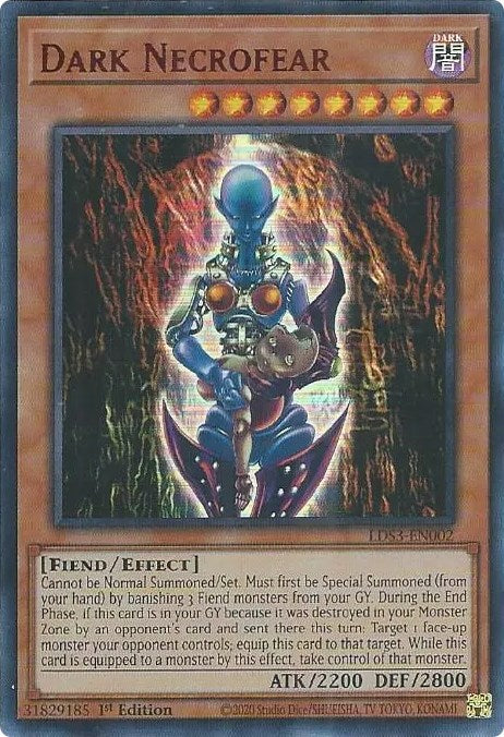 Dark Necrofear (Red) [LDS3-EN002] Ultra Rare | Devastation Store