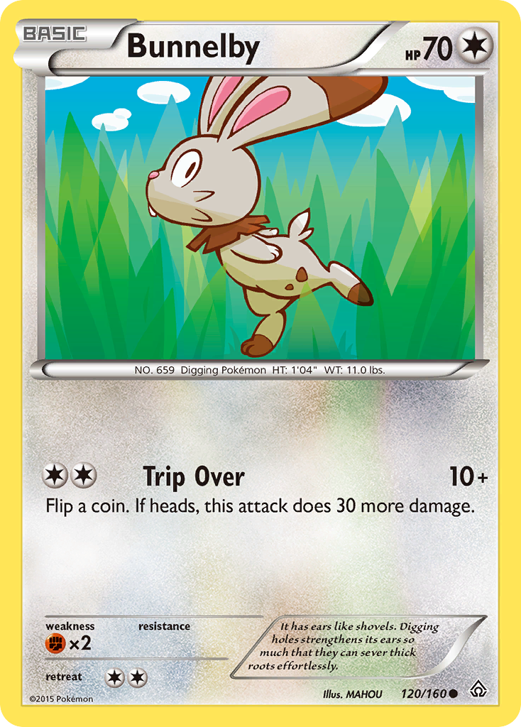 Bunnelby (120/160) [XY: Primal Clash] | Devastation Store