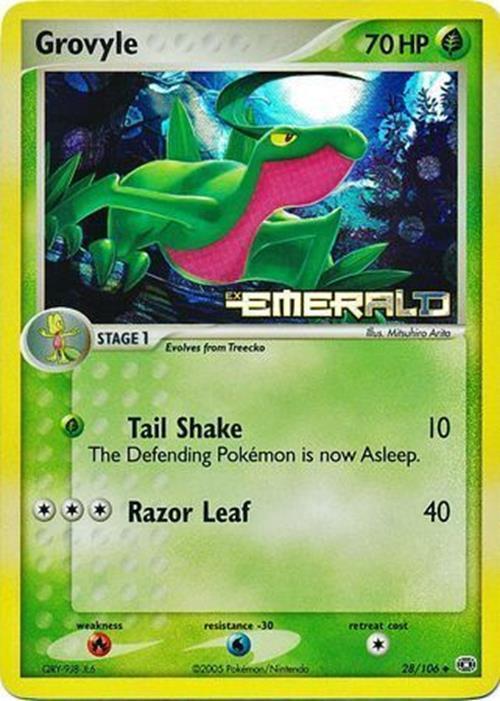 Grovyle (28/106) (Stamped) [EX: Emerald] | Devastation Store