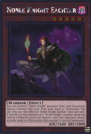 Noble Knight Eachtar [NKRT-EN011] Platinum Rare | Devastation Store