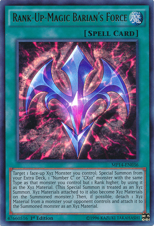 Rank-Up-Magic Barian's Force [MP14-EN036] Ultra Rare | Devastation Store