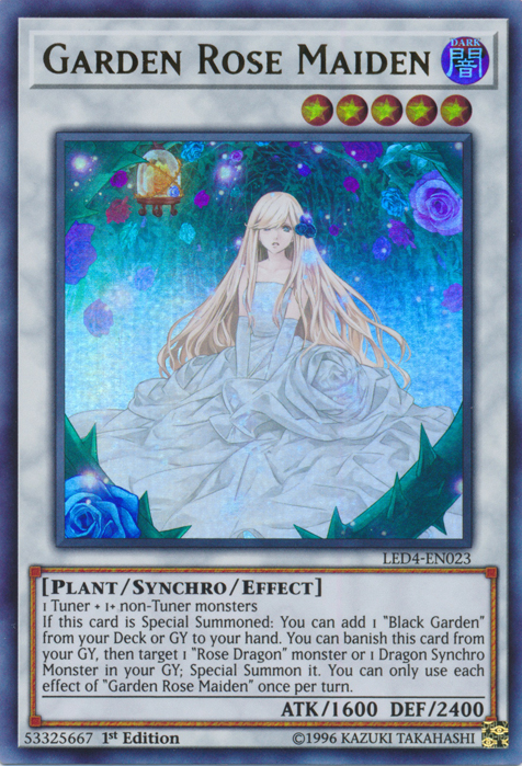 Garden Rose Maiden [LED4-EN023] Ultra Rare | Devastation Store