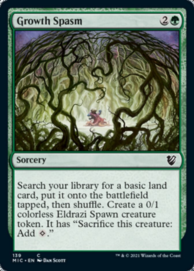 Growth Spasm [Innistrad: Midnight Hunt Commander] | Devastation Store