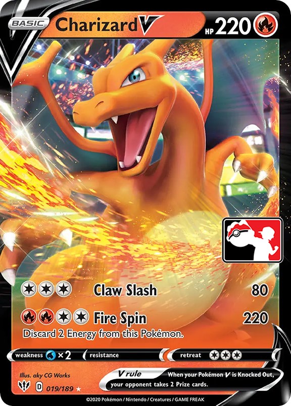 Charizard V (019/189) [Prize Pack Series One] | Devastation Store