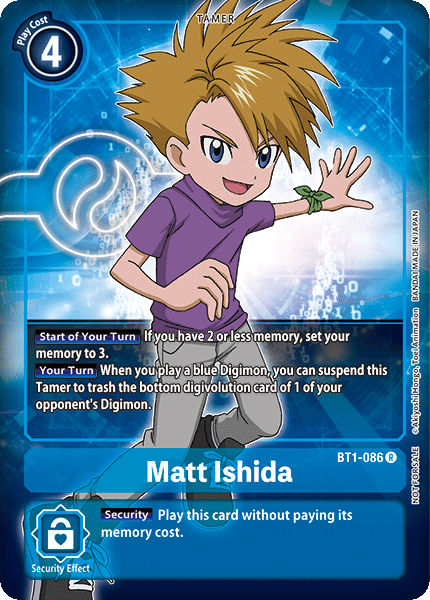 Matt Ishida [BT1-086] (Buy-A-Box Promo) [Release Special Booster Ver.1.0 Promos] | Devastation Store