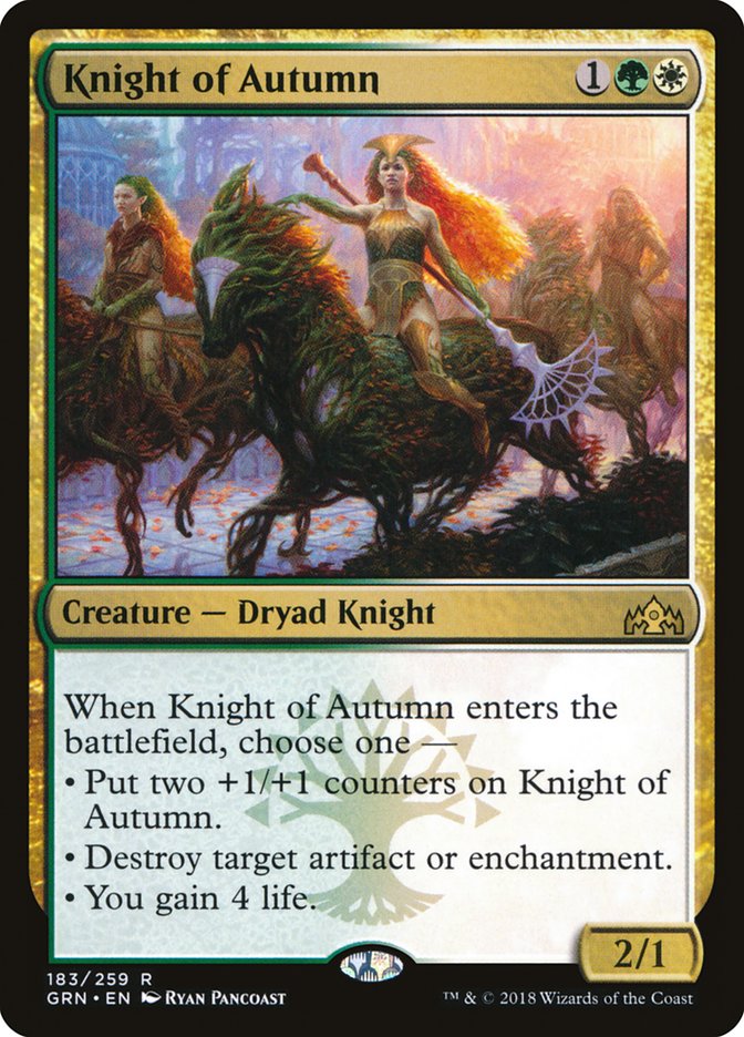 Knight of Autumn [Guilds of Ravnica] - Devastation Store | Devastation Store