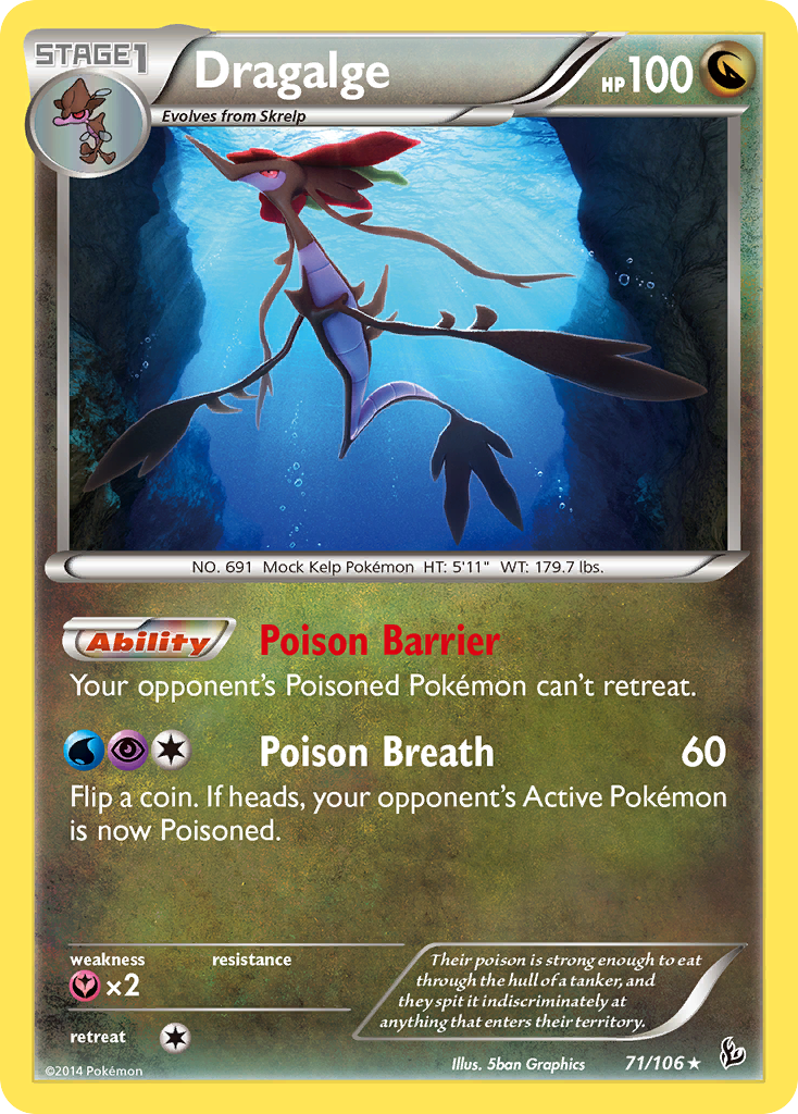 Dragalge (71/106) [XY: Flashfire] | Devastation Store