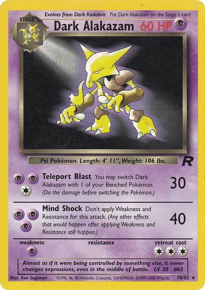 Dark Alakazam (18/82) [Team Rocket Unlimited] | Devastation Store