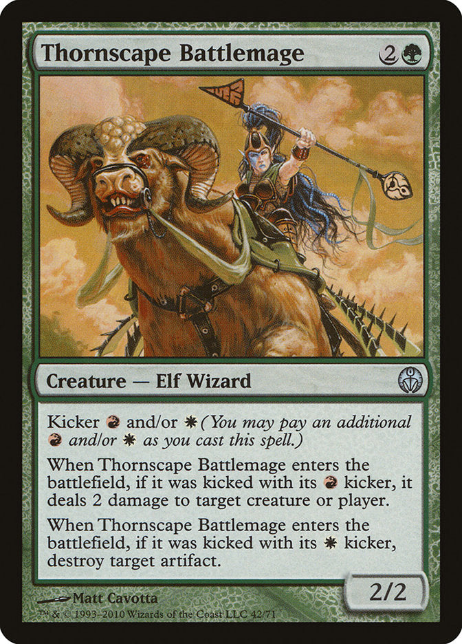 Thornscape Battlemage [Duel Decks: Phyrexia vs. the Coalition] - Devastation Store | Devastation Store