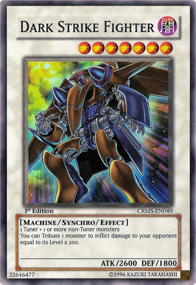 Dark Strike Fighter [CRMS-EN040] Super Rare | Devastation Store