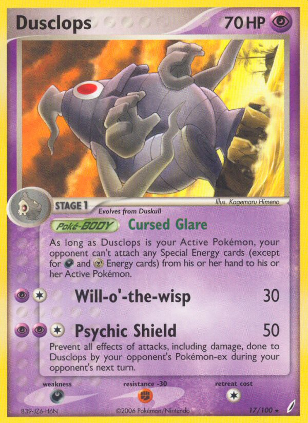 Dusclops (17/100) [EX: Crystal Guardians] | Devastation Store