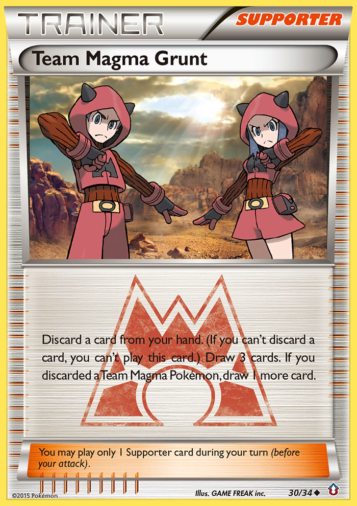 Team Magma Grunt (30/34) [XY: Double Crisis] | Devastation Store