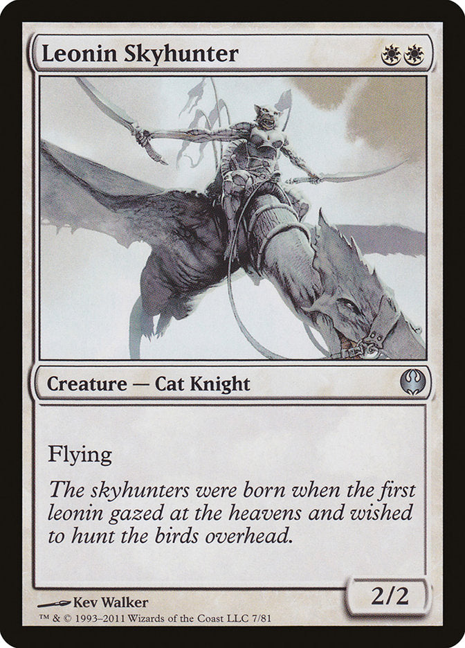 Leonin Skyhunter [Duel Decks: Knights vs. Dragons] - Devastation Store | Devastation Store