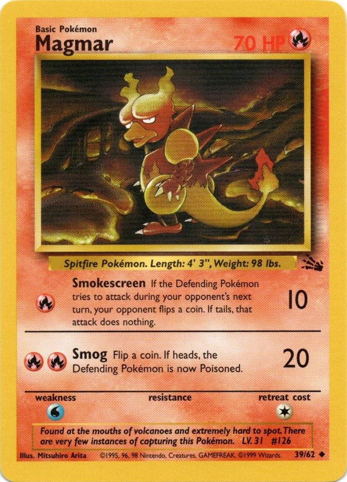Magmar (39/62) [Fossil Unlimited] | Devastation Store