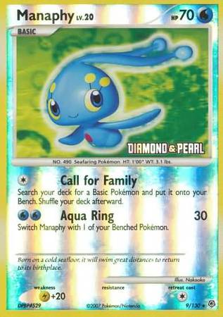 Manaphy (9/130) [Burger King Promos: 2008 Collection] | Devastation Store