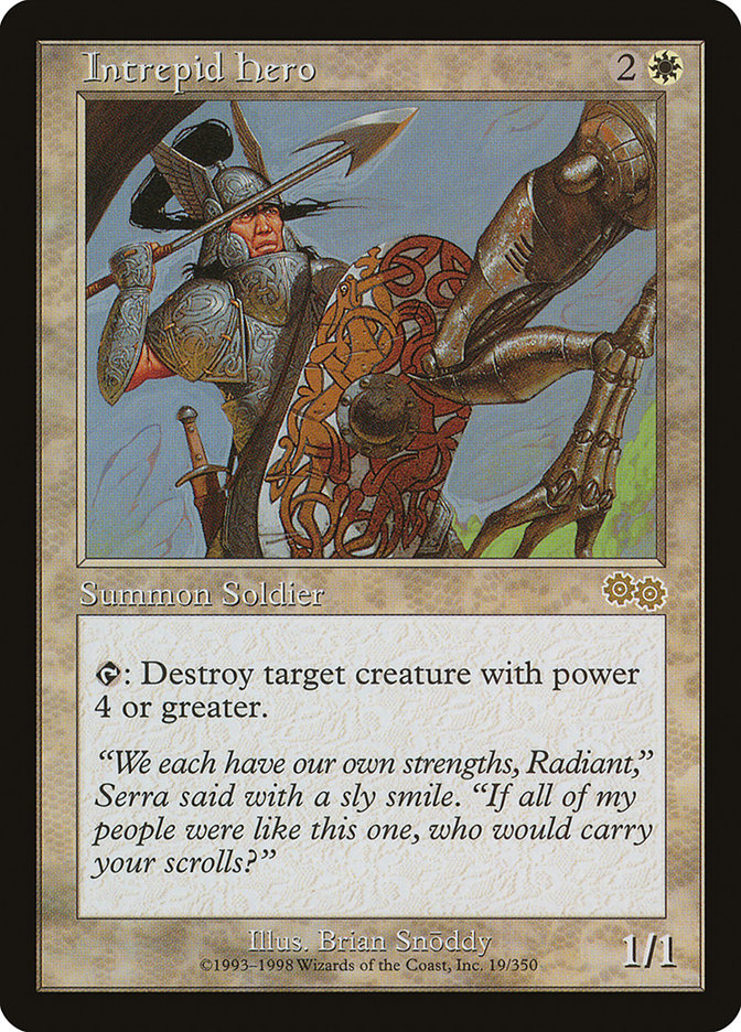 Intrepid Hero [Urza's Saga] - Devastation Store | Devastation Store
