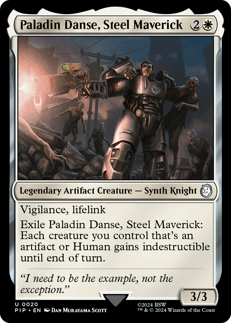 Paladin Danse, Steel Maverick [Fallout] | Devastation Store