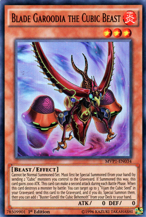 Blade Garoodia the Cubic Beast [MVP1-EN034] Ultra Rare | Devastation Store