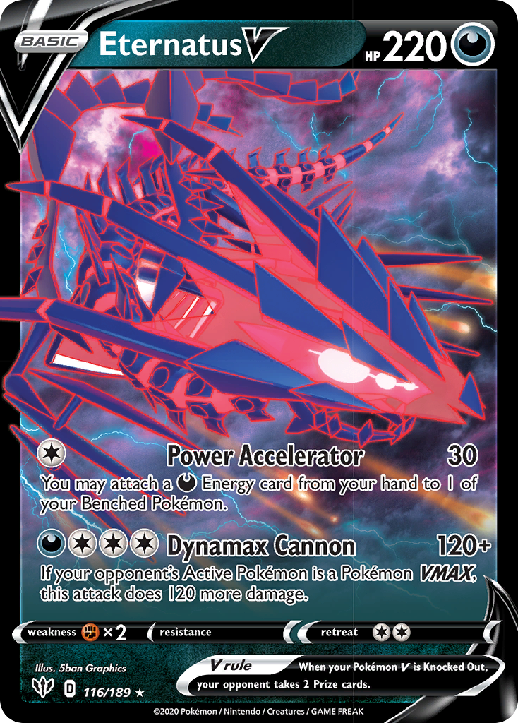 Eternatus V (116/189) [Sword & Shield: Darkness Ablaze] | Devastation Store