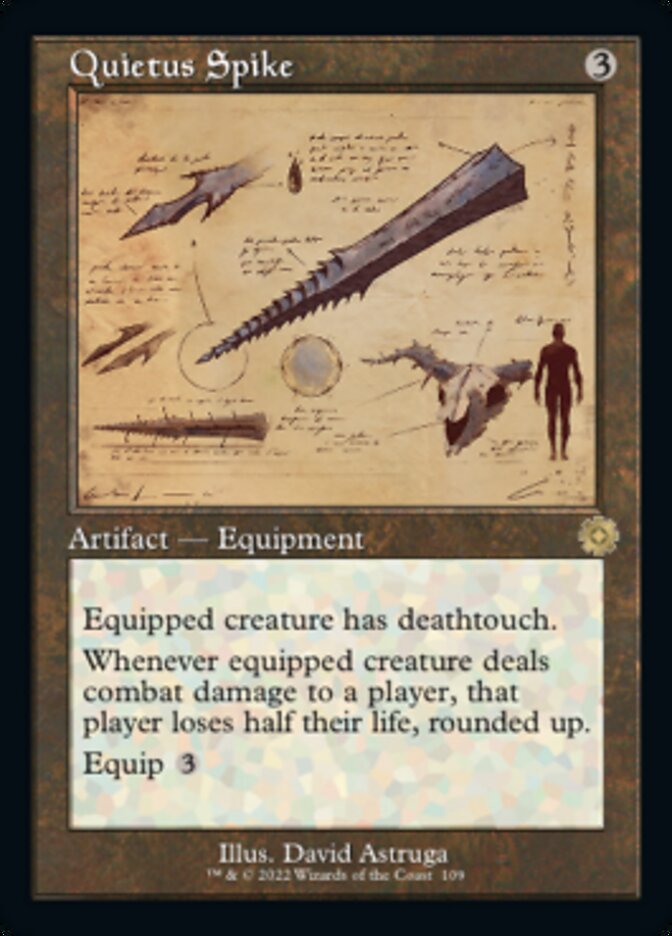 Quietus Spike (Retro Schematic) [The Brothers' War Retro Artifacts] | Devastation Store