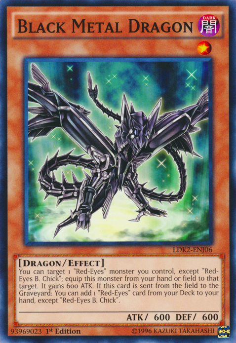 Black Metal Dragon [LDK2-ENJ06] Common | Devastation Store