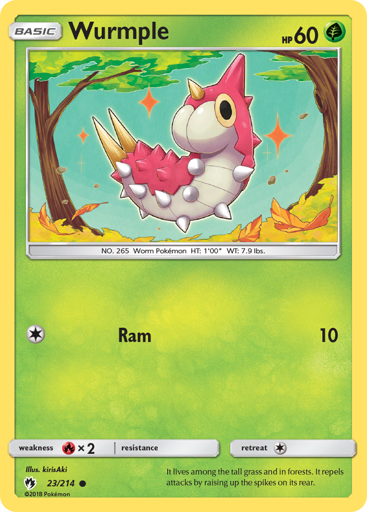 Wurmple (23/214) [Sun & Moon: Lost Thunder] | Devastation Store