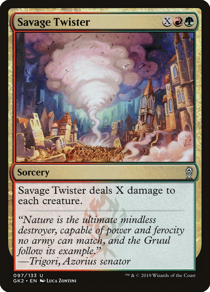 Savage Twister [Ravnica Allegiance Guild Kit] | Devastation Store