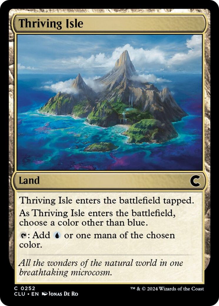 Thriving Isle [Ravnica: Clue Edition] | Devastation Store