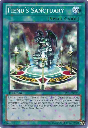 Fiend's Sanctuary [BP01-EN076] Starfoil Rare | Devastation Store