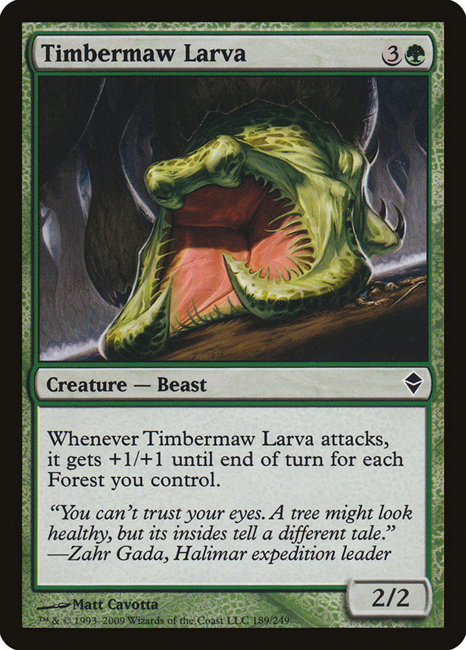 Timbermaw Larva [Zendikar] | Devastation Store